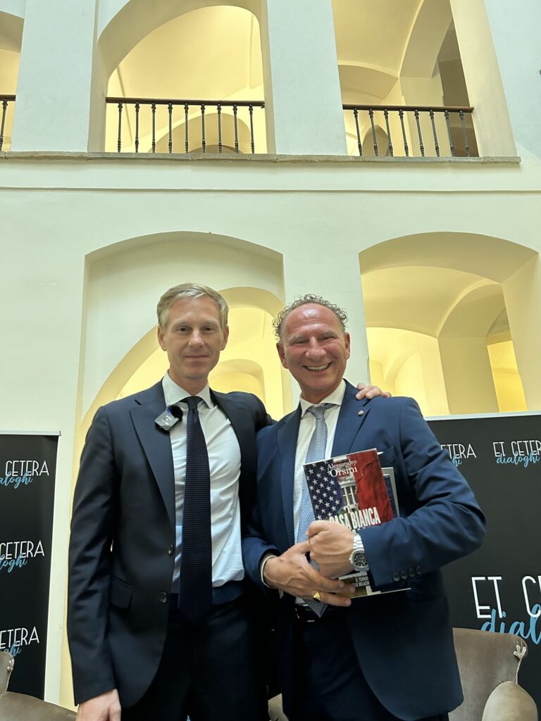 ET CETERA | Dialogy: Alessandro Orsini v rozhovoru s Francescem Augustem Razettem, Praha, 19. 6. 2025.