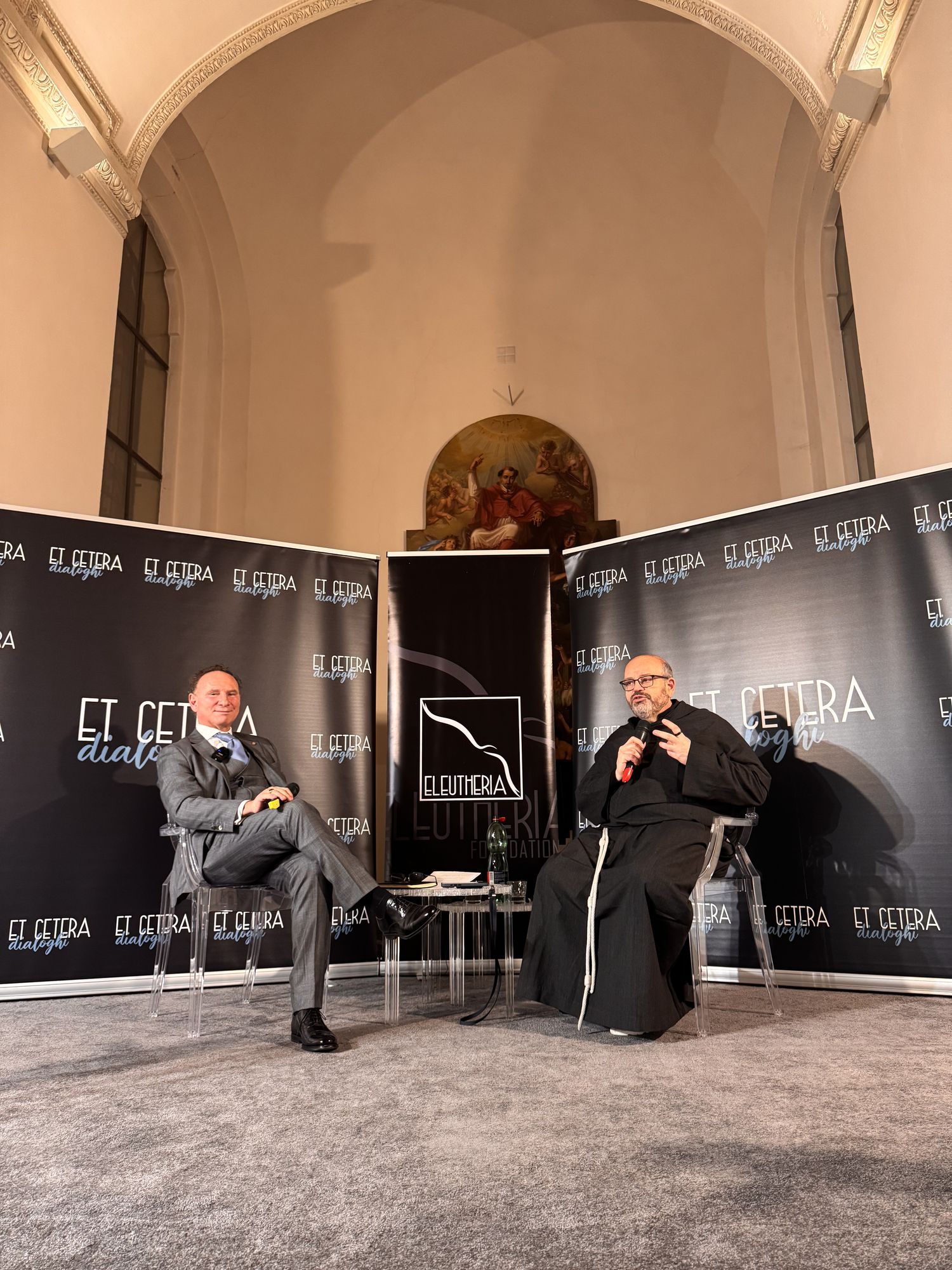 ET CETERA | Dialogy: Paolo Benanti v rozhovoru s Francescem Augustem Razettem, Praha, 29. 1. 2026.