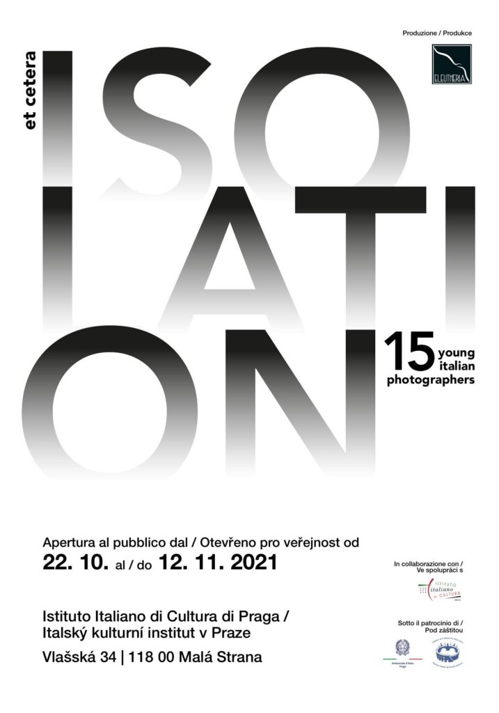 Plakát: ET CETERA | ISOLATION, Italský kulturní institut, Praha 2021.