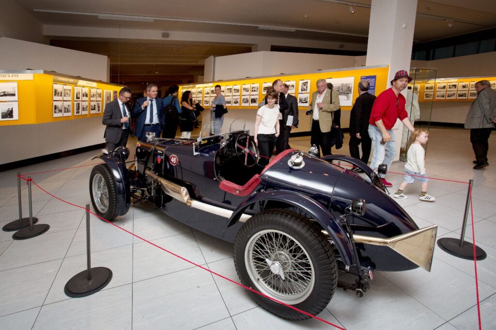 Tazio Nuvolari – pohled do výstavy, Národní technické muzeum, Praha 2016.