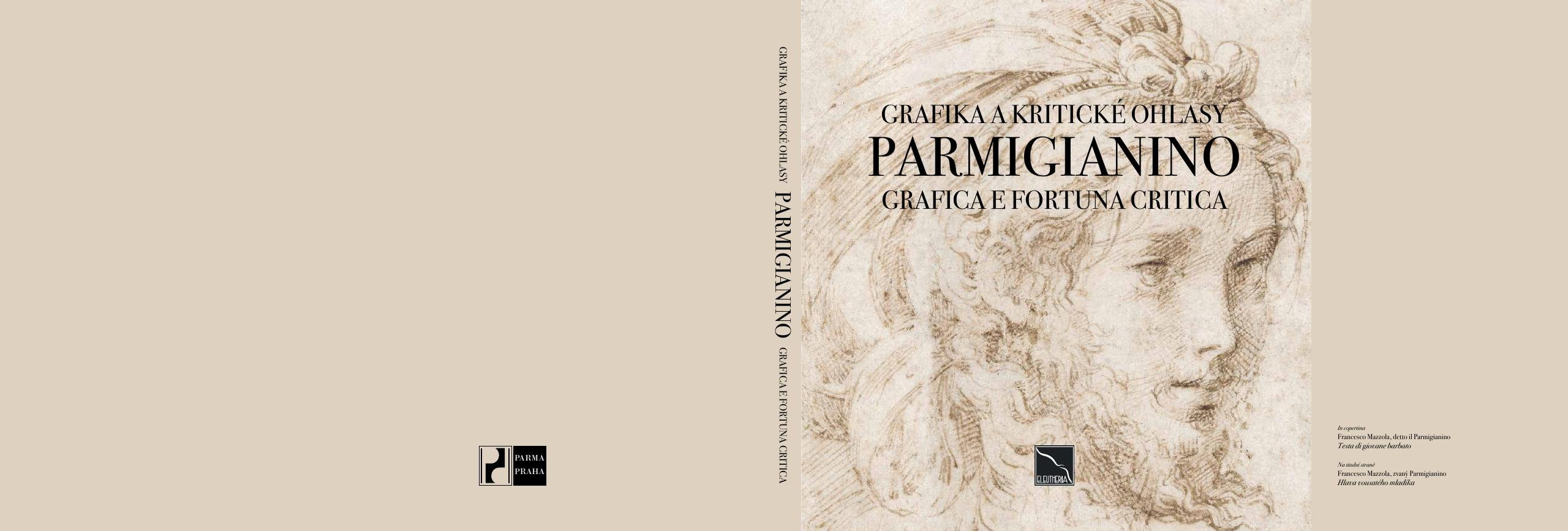 Rozevřená obálka knihy Parmigianino