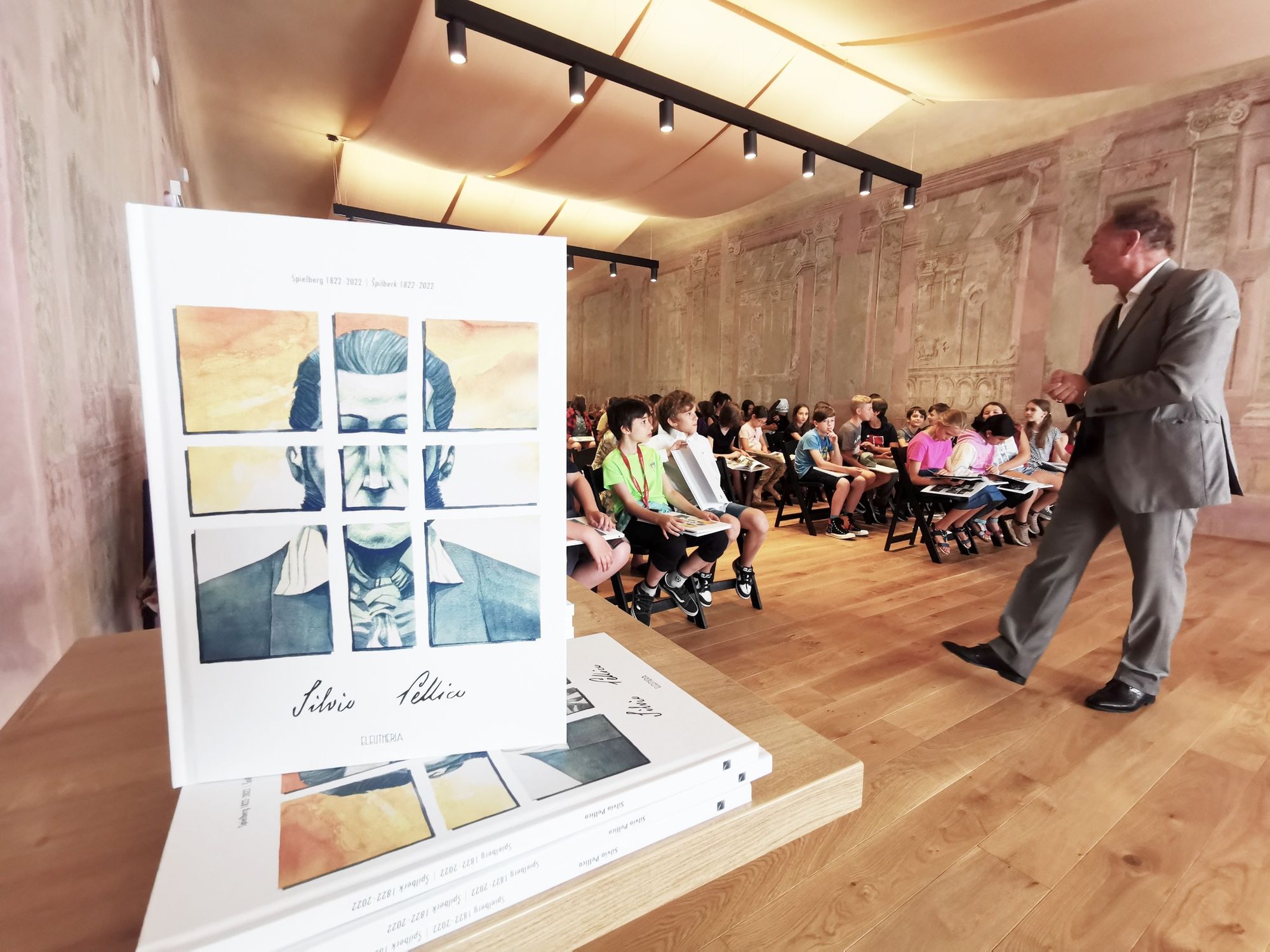 Prezentace graphic novel Silvio Pellico na pevnosti Špilberk, Brno 2022