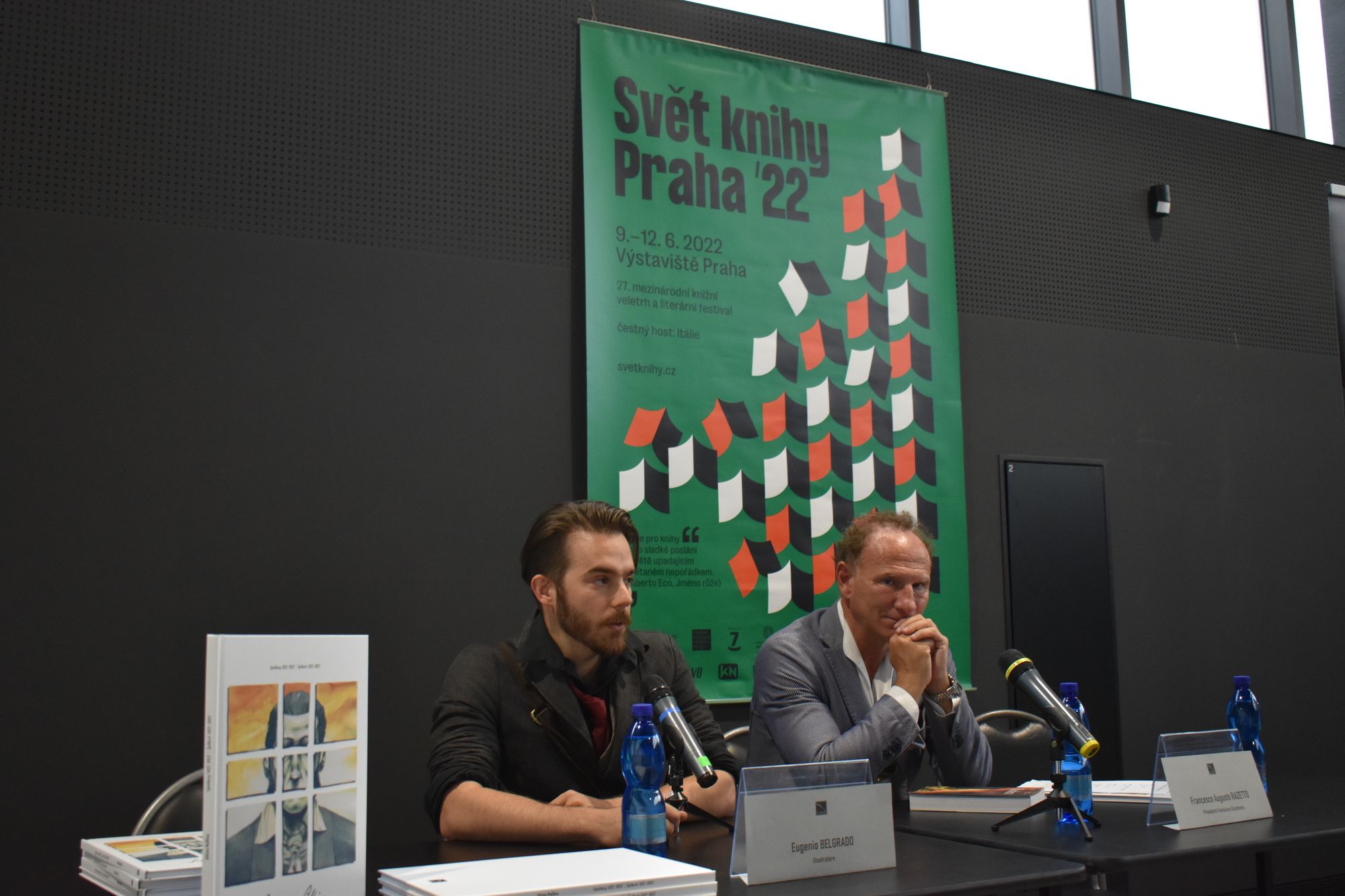 Prezentace graphic novel Silvio Pellico na pevnosti Špilberk, Brno 2022