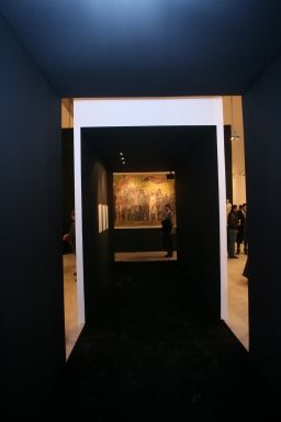 Socialistický realismus Československo 1948–1989 – pohled do výstavy, Galerie Mánes, Praha 2008–2009.