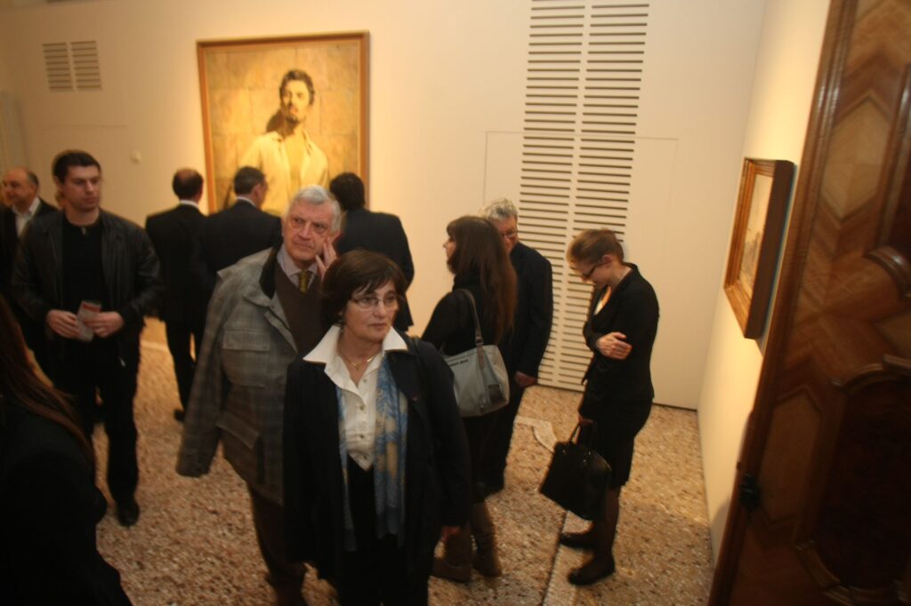 Socialistický realismus v Československu 1948–1989 – pohled do výstavy, Villa Manin di Passariano, Itálie 2012.