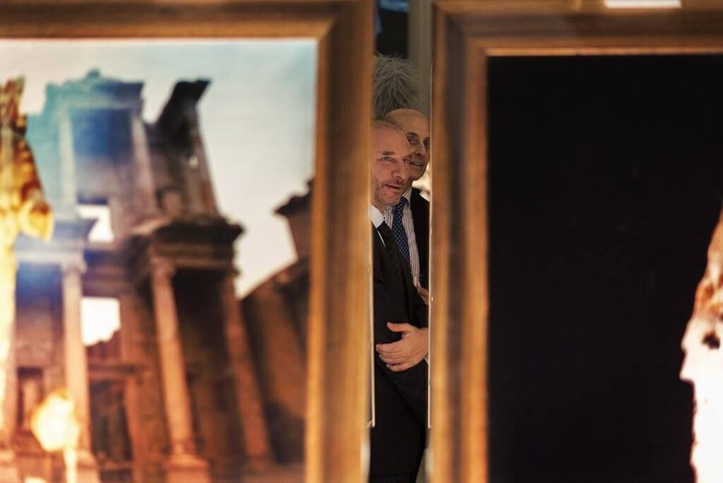 Římská civilizace. Fotografie Vittoria Storara – pohled do výstavy, Clam-Gallasův palác, Praha 2016.